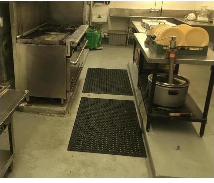 cleaned, no grease, stainless steel all clean, along with the floor mats