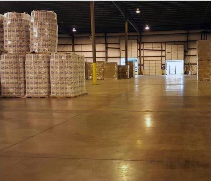 dry warehouse, no water, inventory all dry