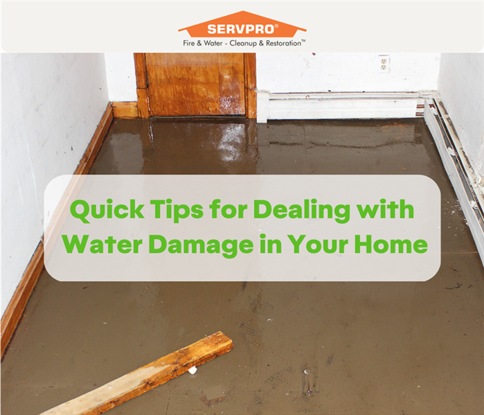 Flooded floor in home